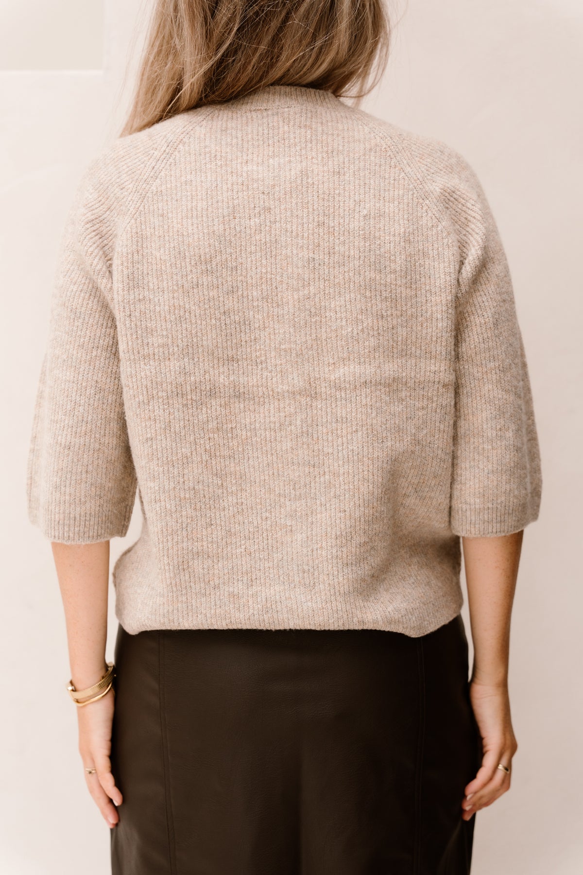 FQastrid Cardigan Taupe Melange
