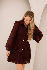 Bibine Dress Kant Plum
