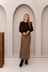Dora top brown