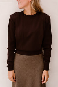 Dora top brown