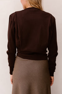 Dora top brown
