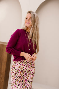 Cardigan magenta - 202903