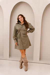 Dirkje dress green