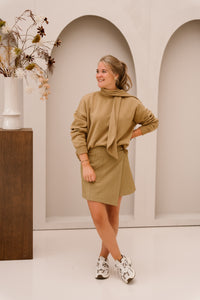 Objlisa wrap skirt fennel seed