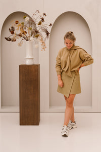 Objlisa wrap skirt fennel seed