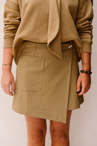Objlisa wrap skirt fennel seed