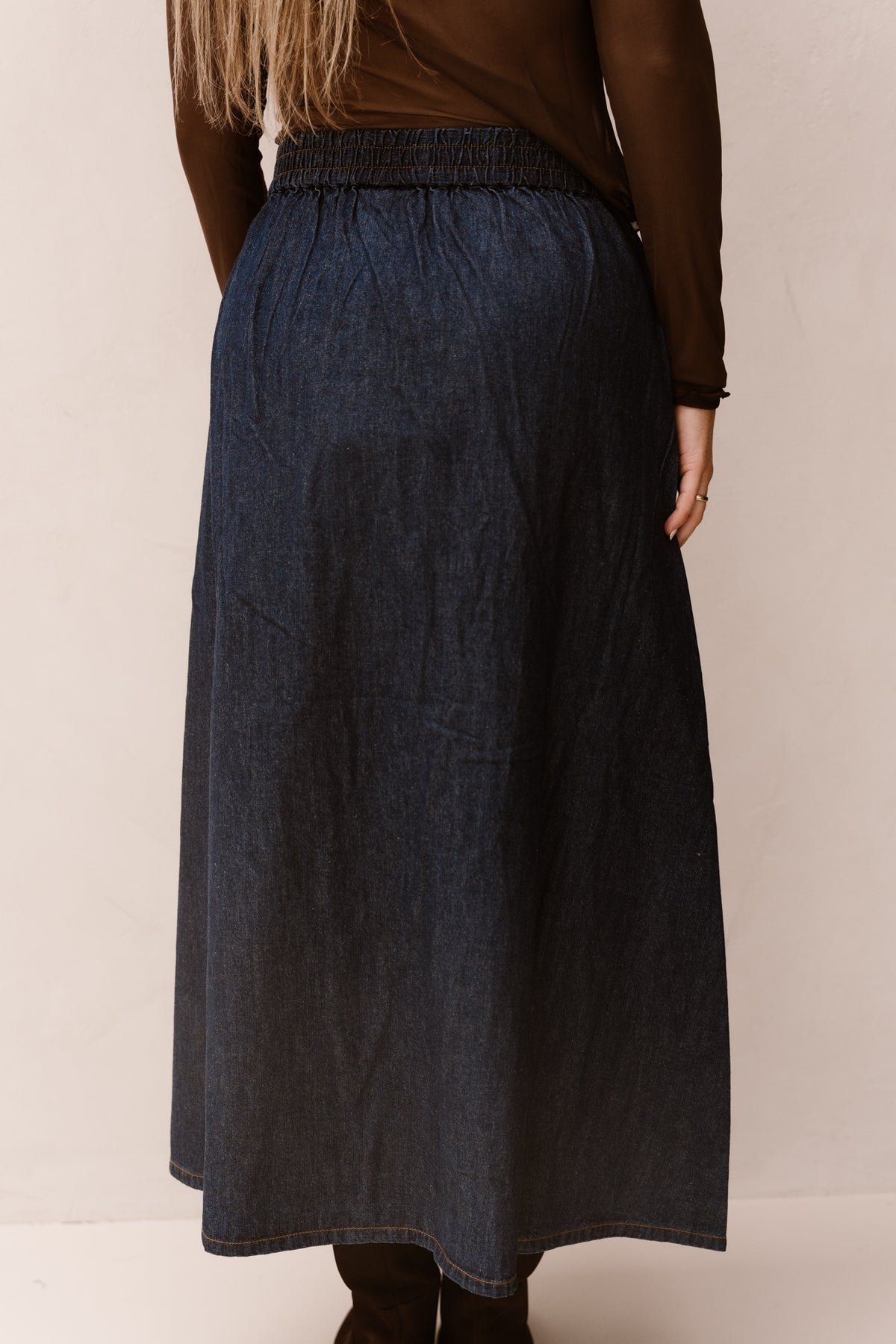 FQlisea Skirt Dark Blue Denim