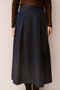 FQlisea Skirt Dark Blue Denim