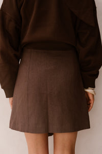 Objlisa wrap skirt seal brown