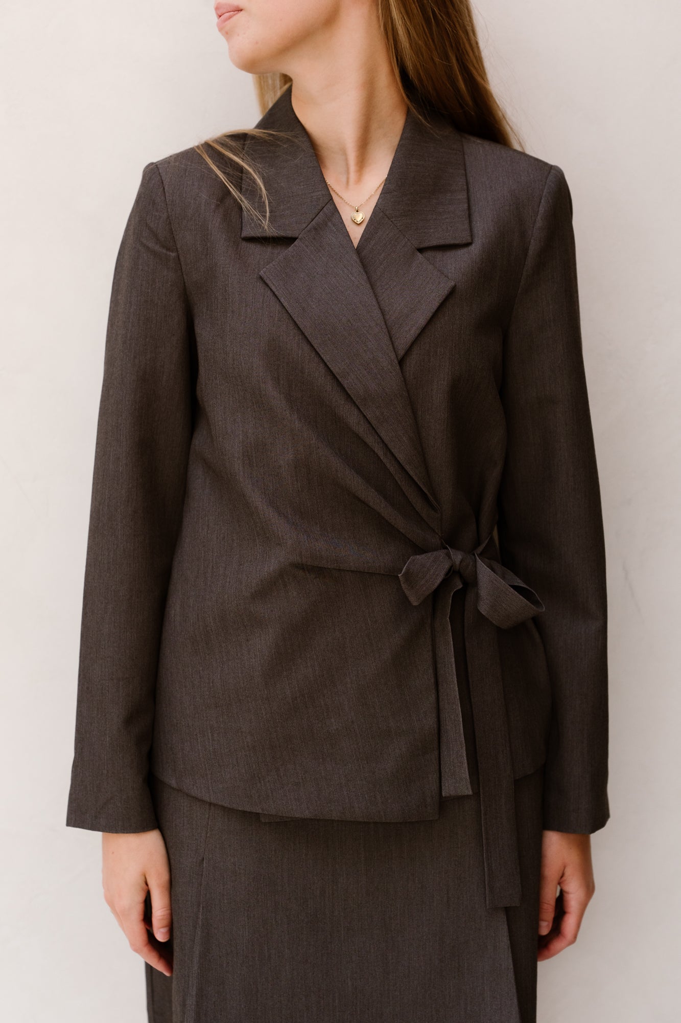 FQvika-jacket dark grey/melange