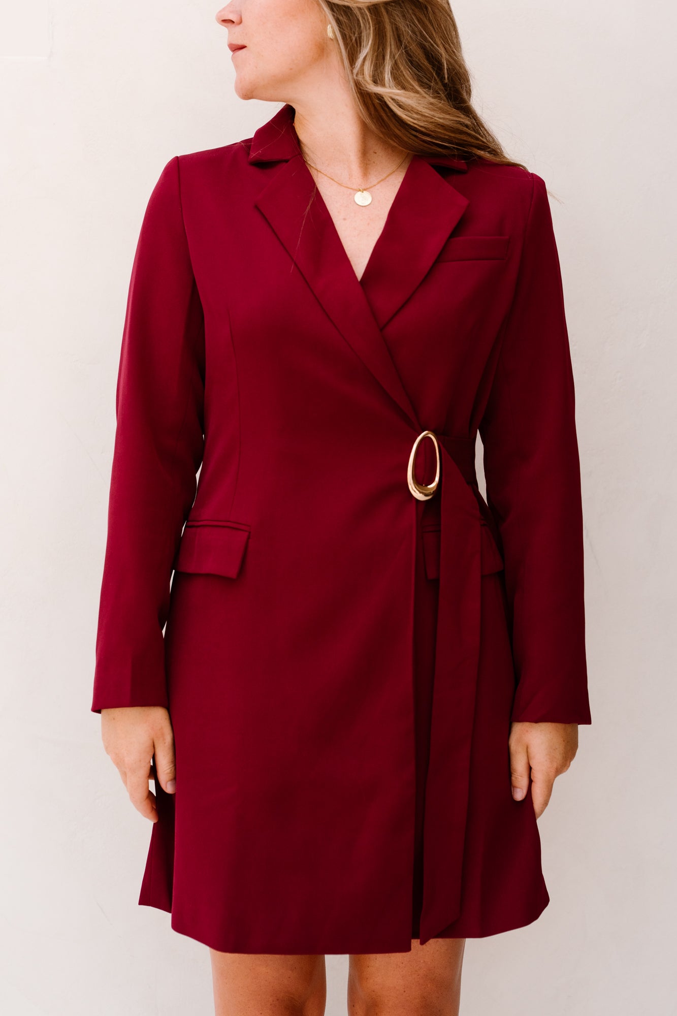 Carmel Kleid Burgund