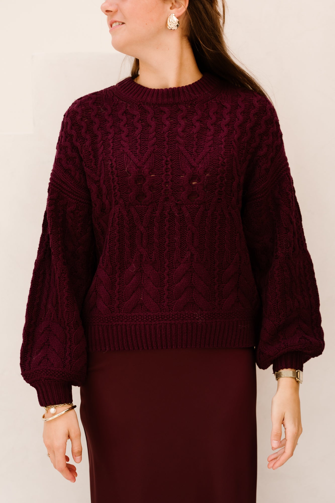 MSCHMarisela Pullover Potent Purple