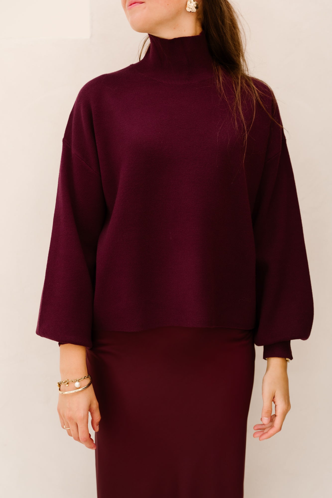 MSCHMercy East M Pullover Potent Purple