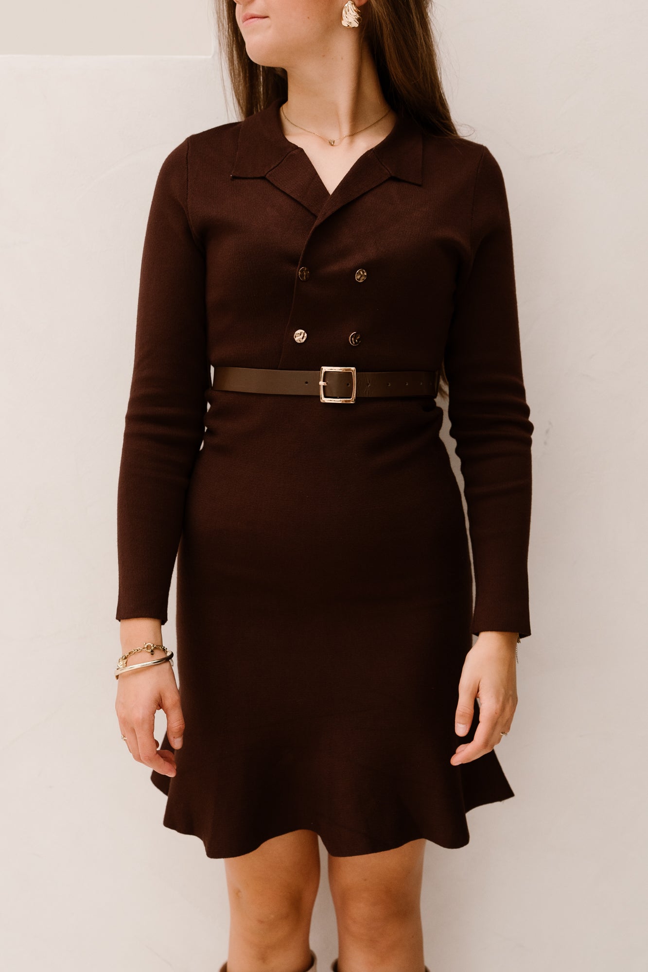 Eva-Kleid Braun