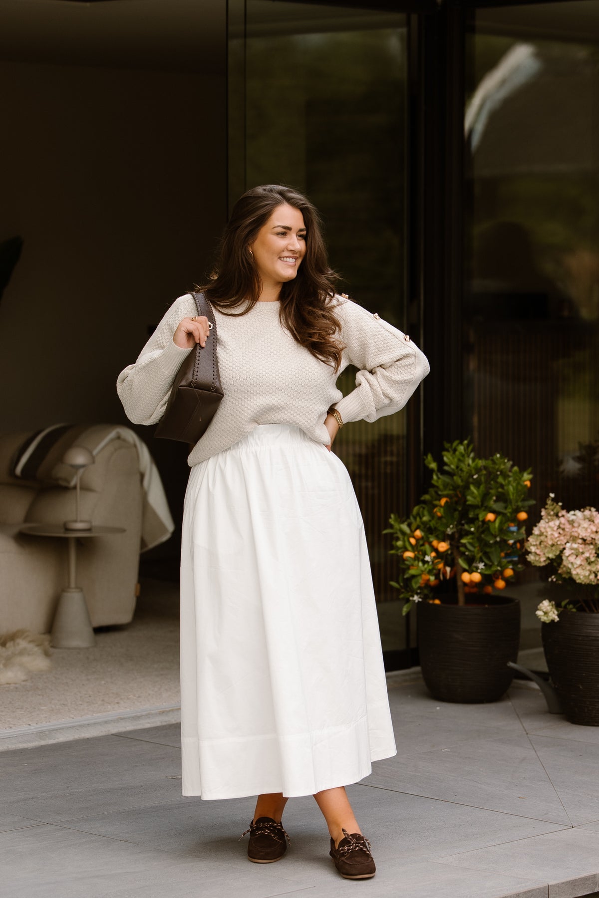 Teagan Knitting Sweater Sand