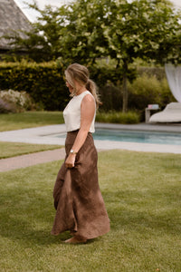 Bodil top detail beige