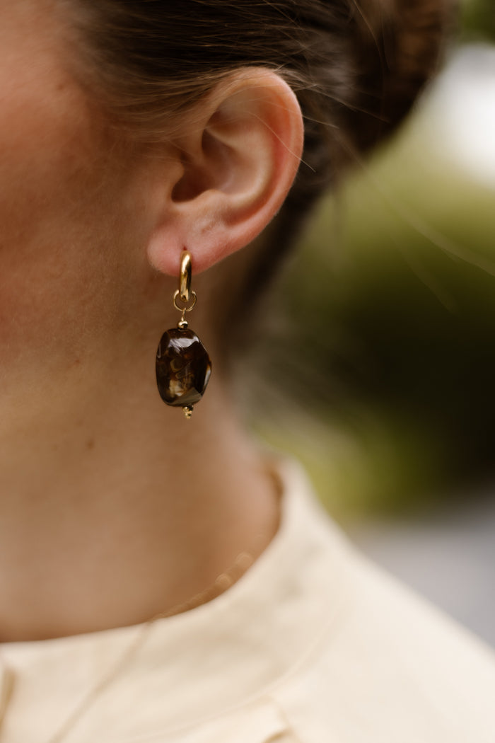 Oorbellen Anne darkbrown