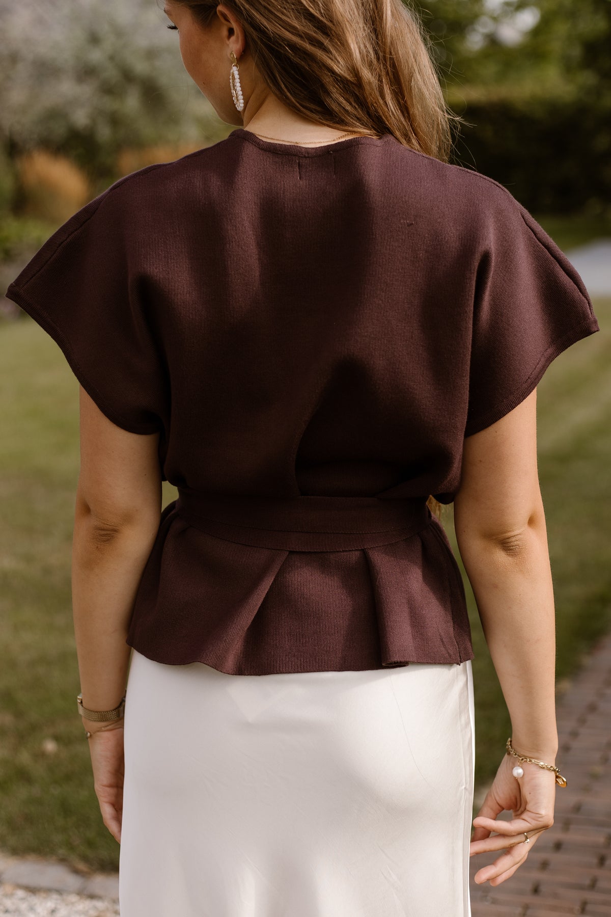 Annelore top brown
