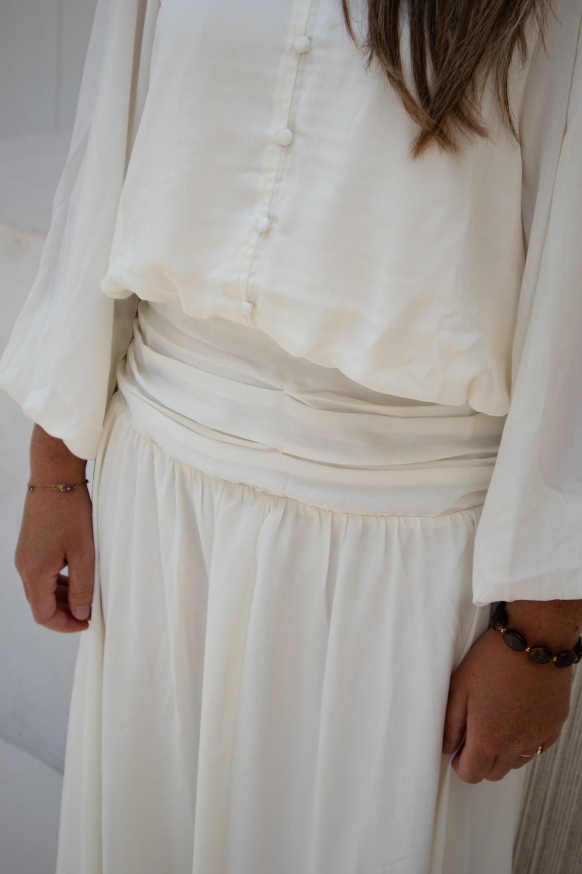 Vivette Woven Blouse Off White