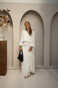 Vivette Woven Blouse Off White