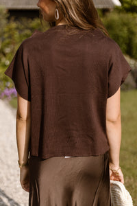 Mariët Top dark brown