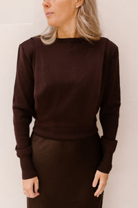 Daisy top brown