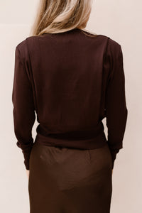 Daisy top brown
