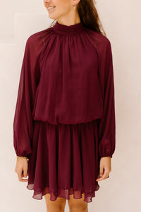 Dane dress wine