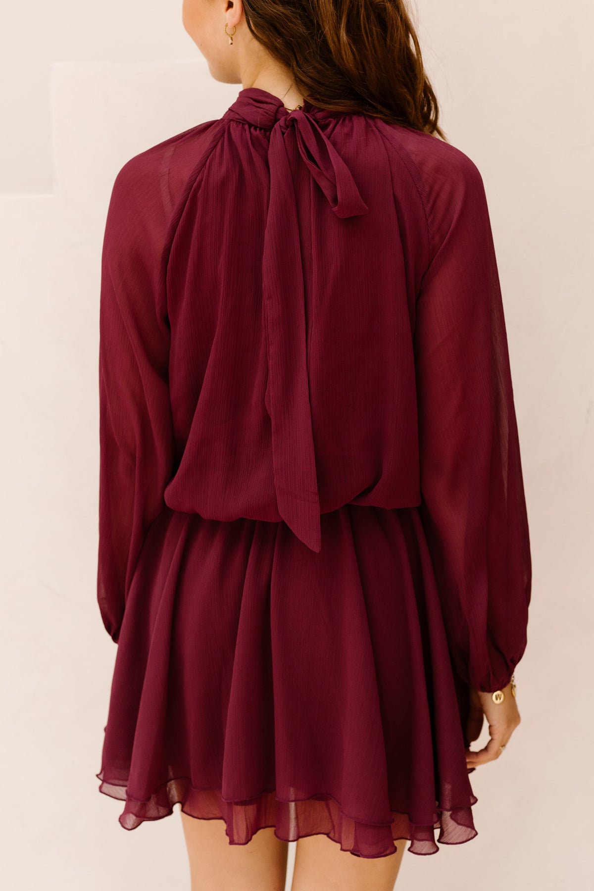 Dane dress wine