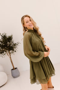 Dane dress green