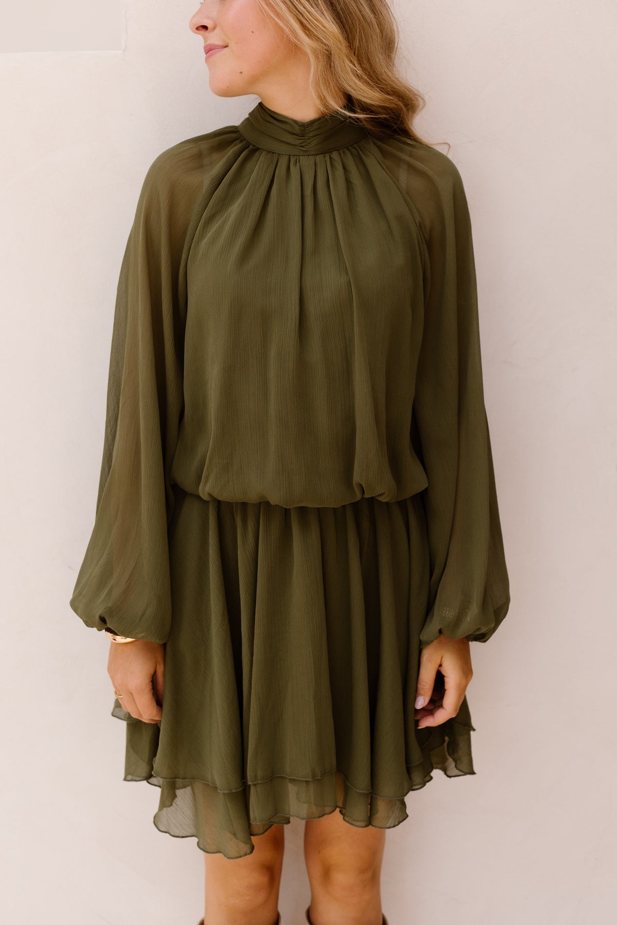Dane dress green