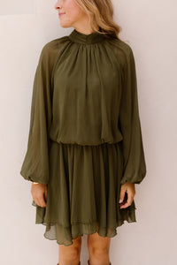 Dane dress green