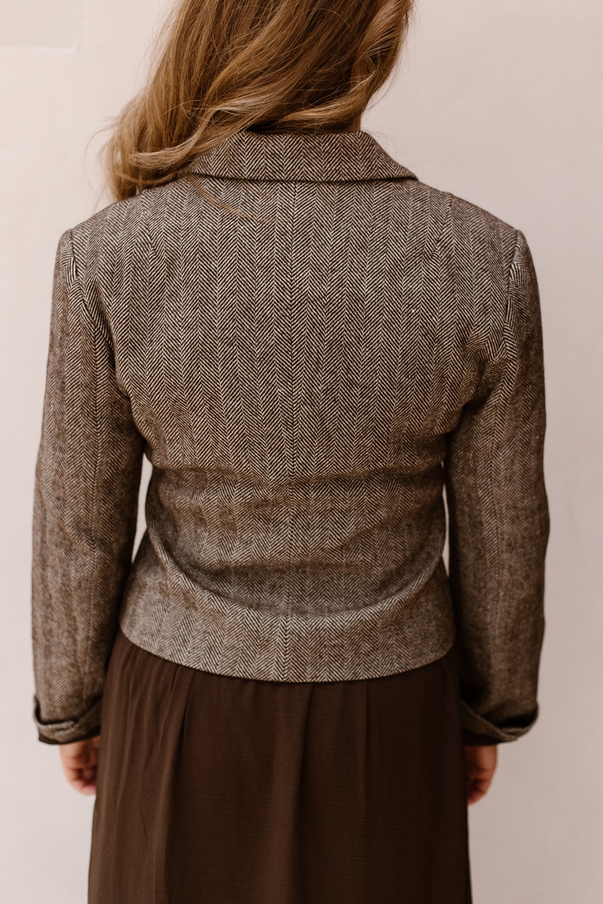 Valia herringbone s blazer
