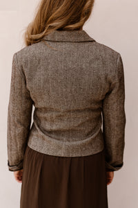 Valia herringbone s blazer