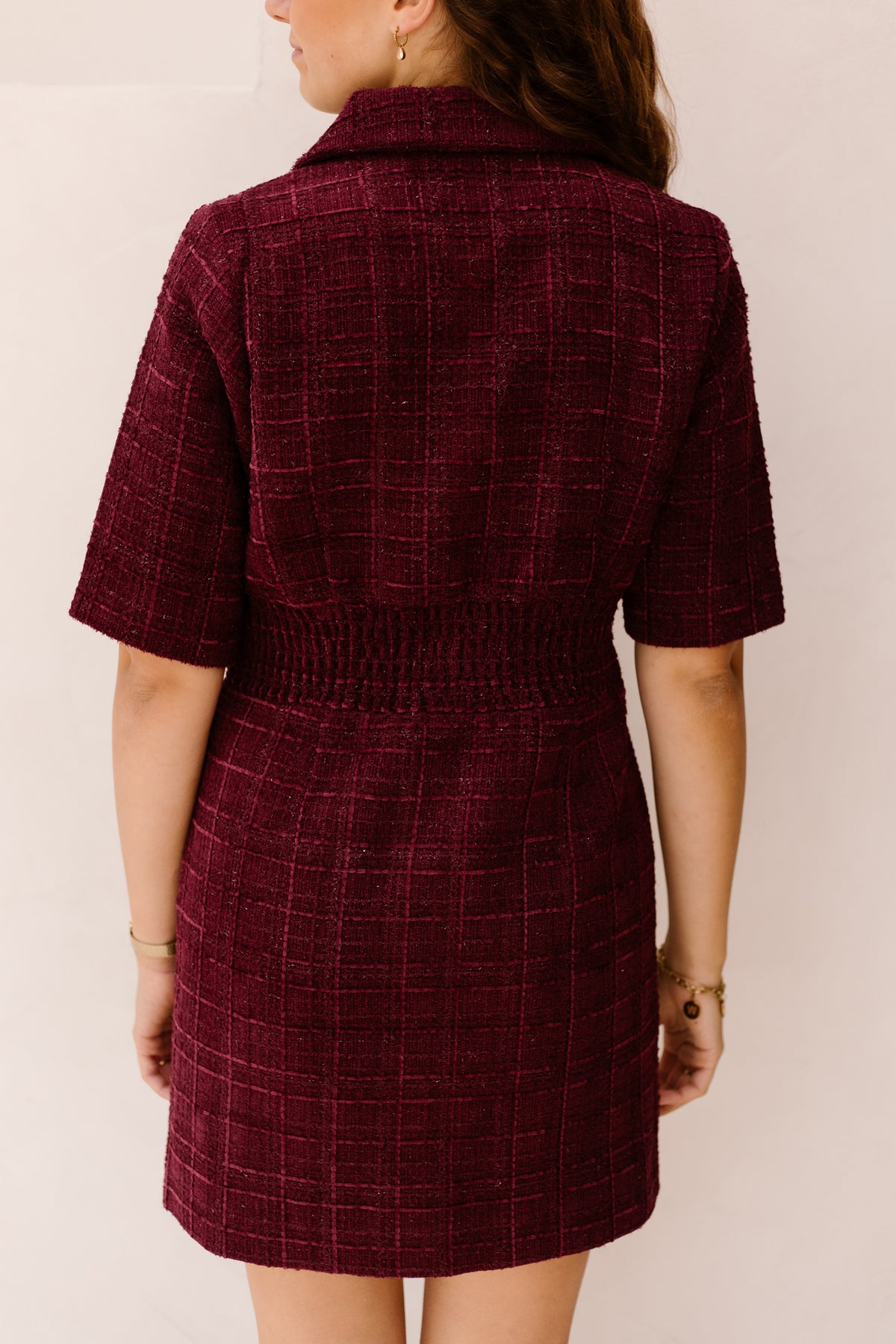 Deluxe Dress Burgundy