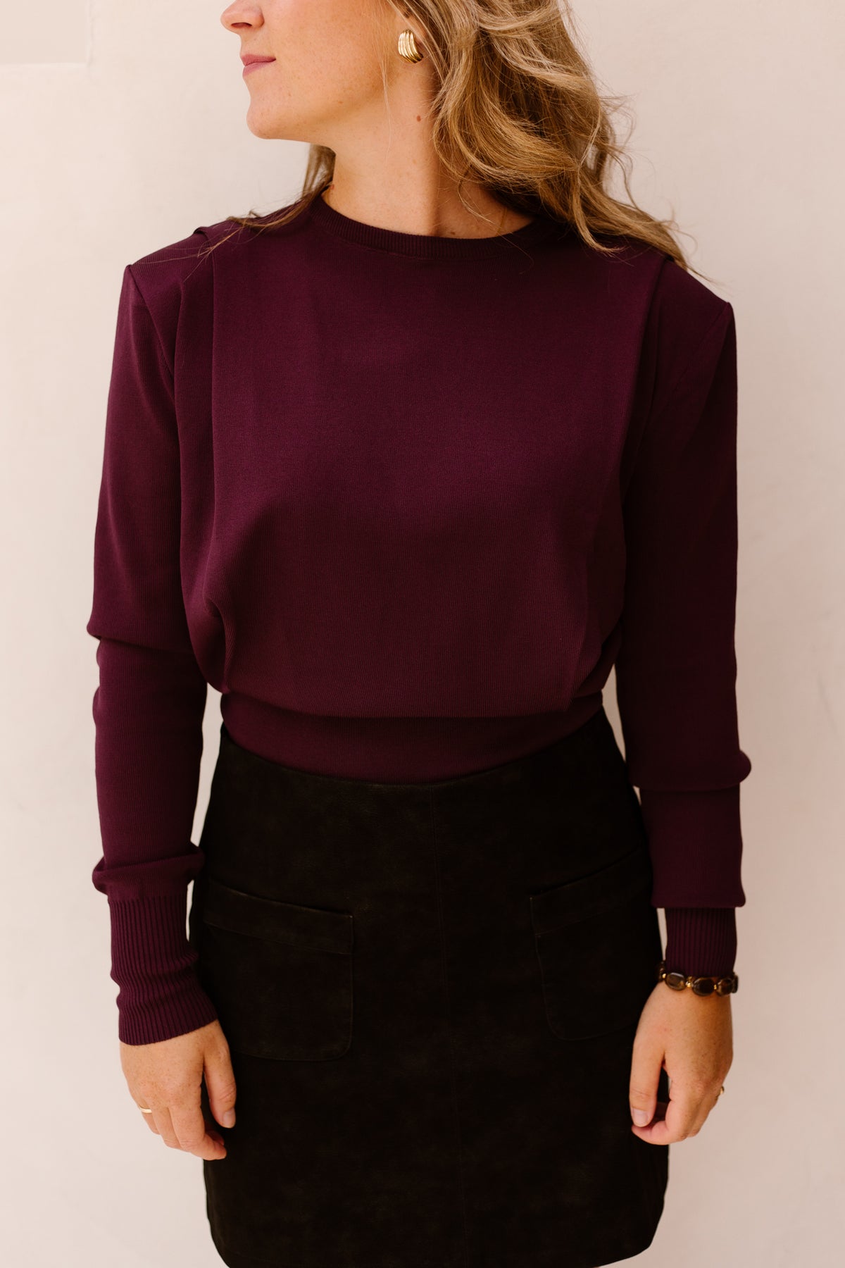 Daisy top plum