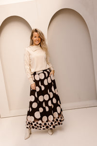 K-Design Maxi Stippen Rok D320