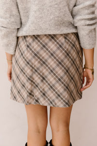 Yaschiro Hw Skirt Dark Grey/Grey Mix