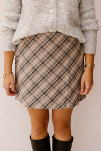 Yaschiro Hw Skirt Dark Grey/Grey Mix
