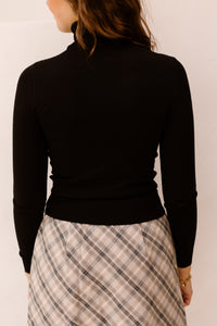 Objthess Rollneck Knit Pullover Black