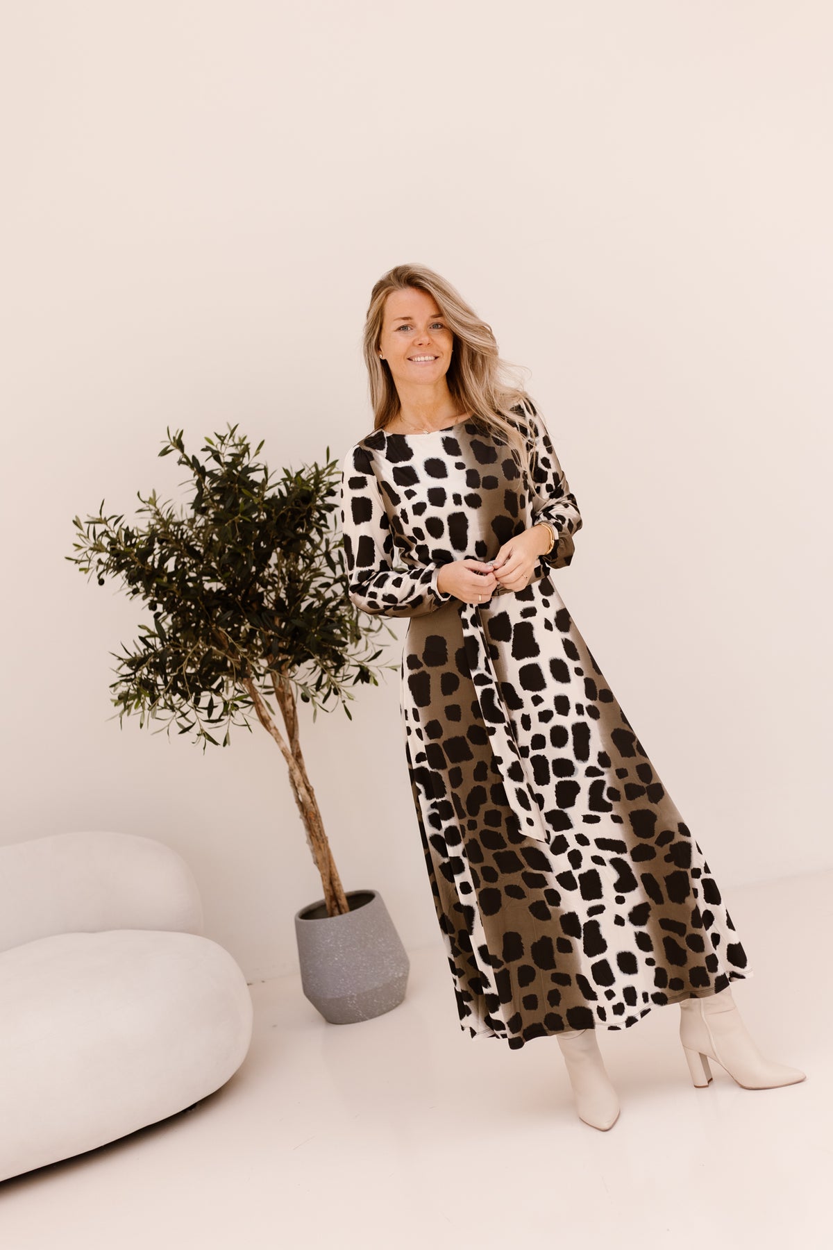 K-design dierenprint jurk D118