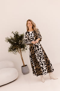 K-design dierenprint jurk D118