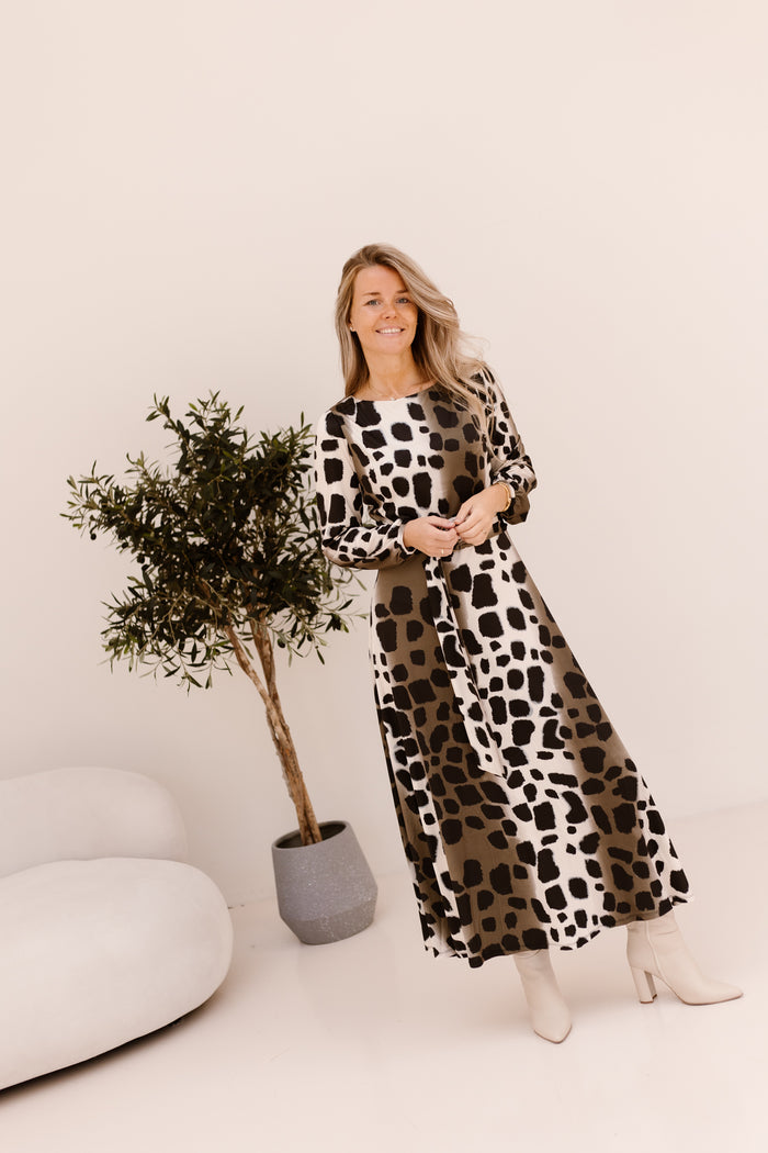 K-design dierenprint jurk D118