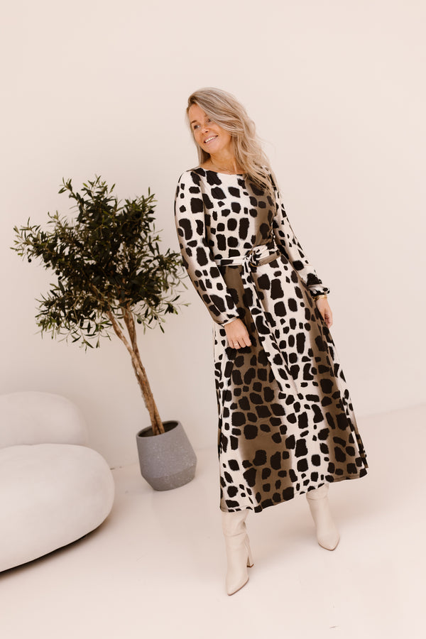 K-design dierenprint jurk D118