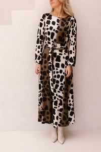 K-design dierenprint jurk D118