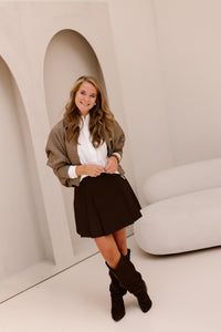 Donna bomber jasje bruin