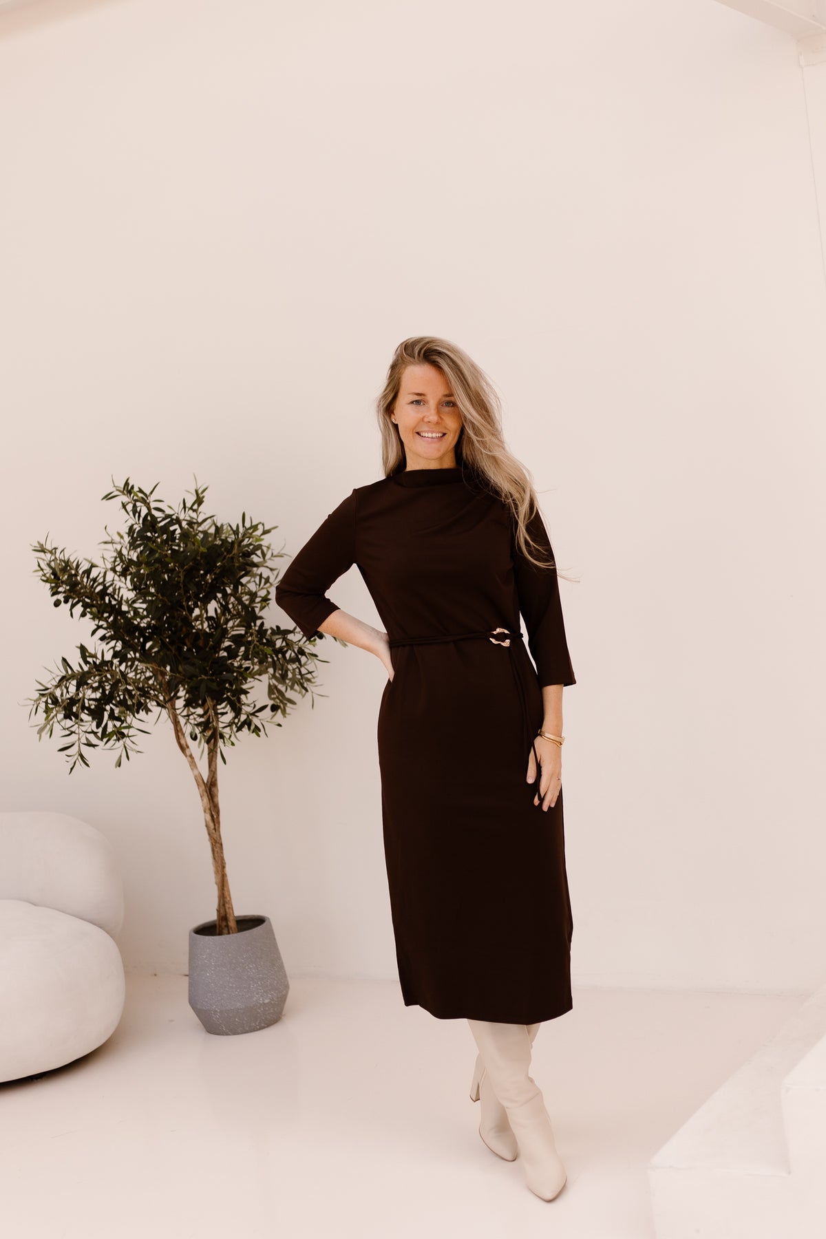 Devoted Dress Dark Chocolate