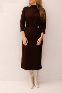 Devoted Dress Dark Chocolate