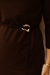 Devoted Dress Dark Chocolate