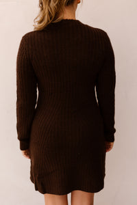 Yasdolly LS Knit Dress Noos Coffee Bean